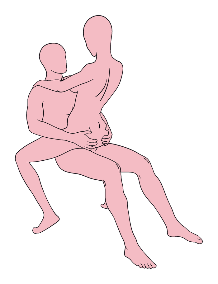 Facing Lap Dance position diagram