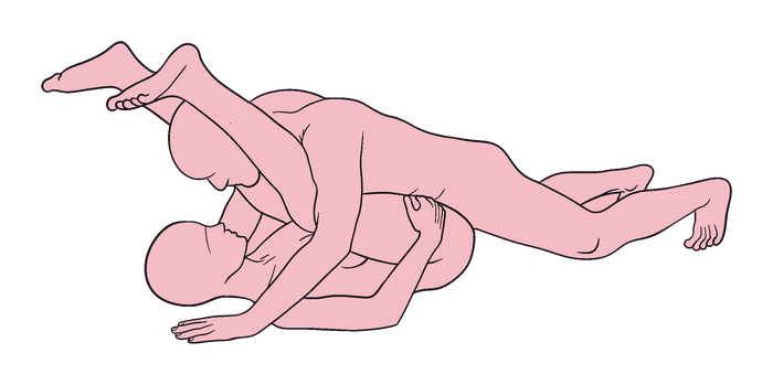 Folded Missionary position diagram