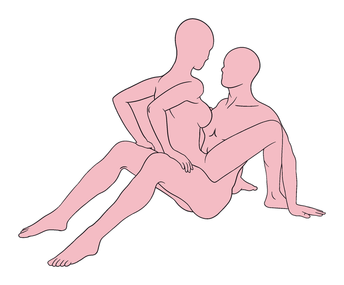 Kneeling Cradle position diagram