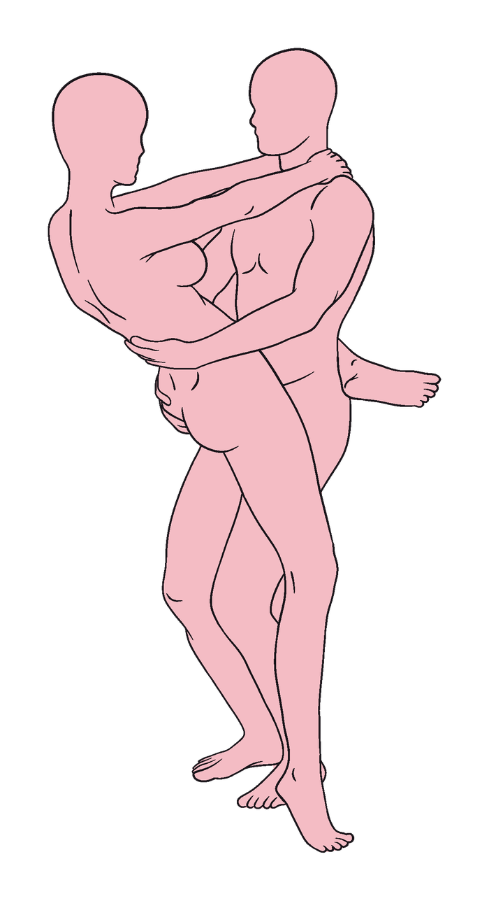 Leg Up Dancer position diagram