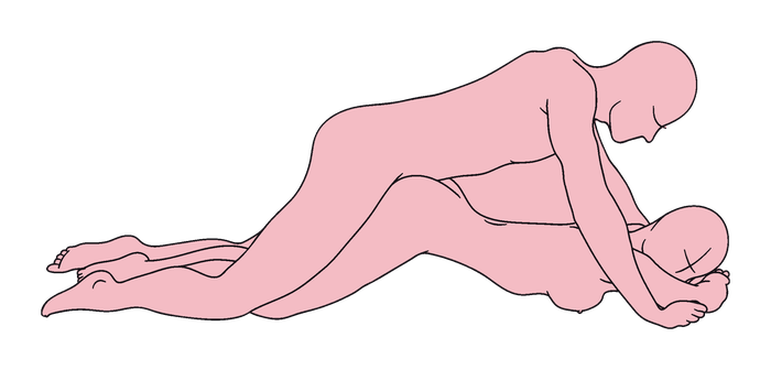 Push Up Prone Bone position diagram