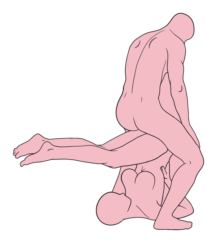 Standing Reverse Pile Driver position diagram